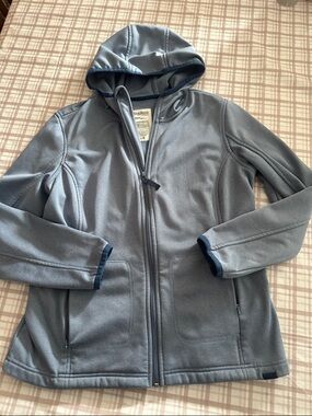 Women's Hooded Softshell Jacket - Slate Blue